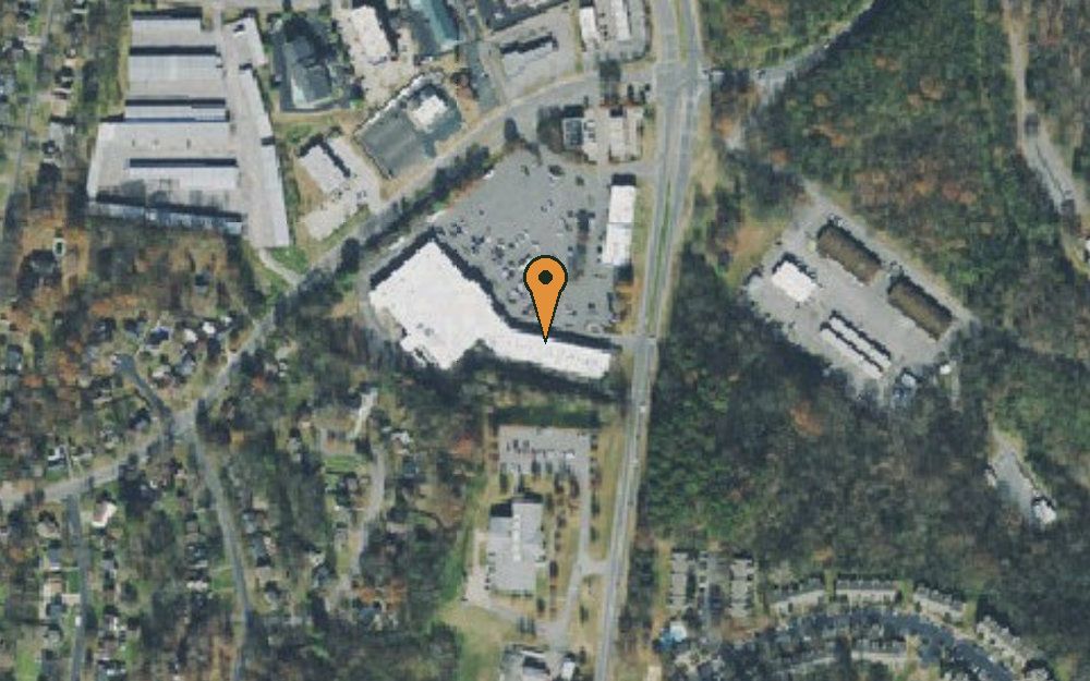Aerial view of Starkey's Bait & Tackle