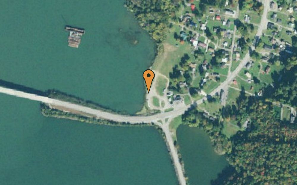 Aerial view of Anchor Inn Bait & Tackle