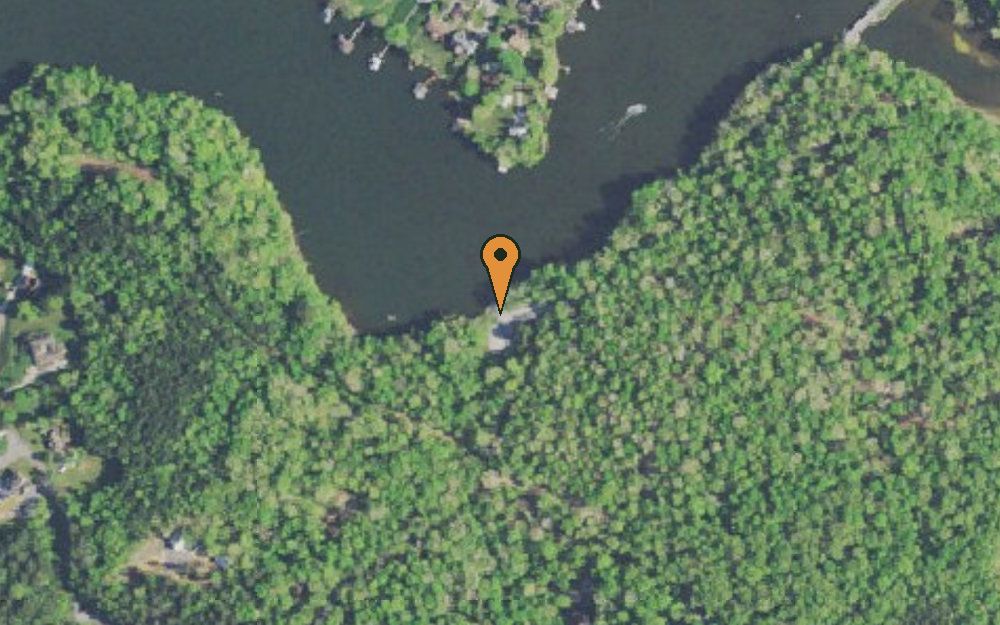 Aerial view of Bear Branch