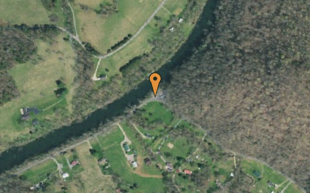 Aerial view of Big Springs Access