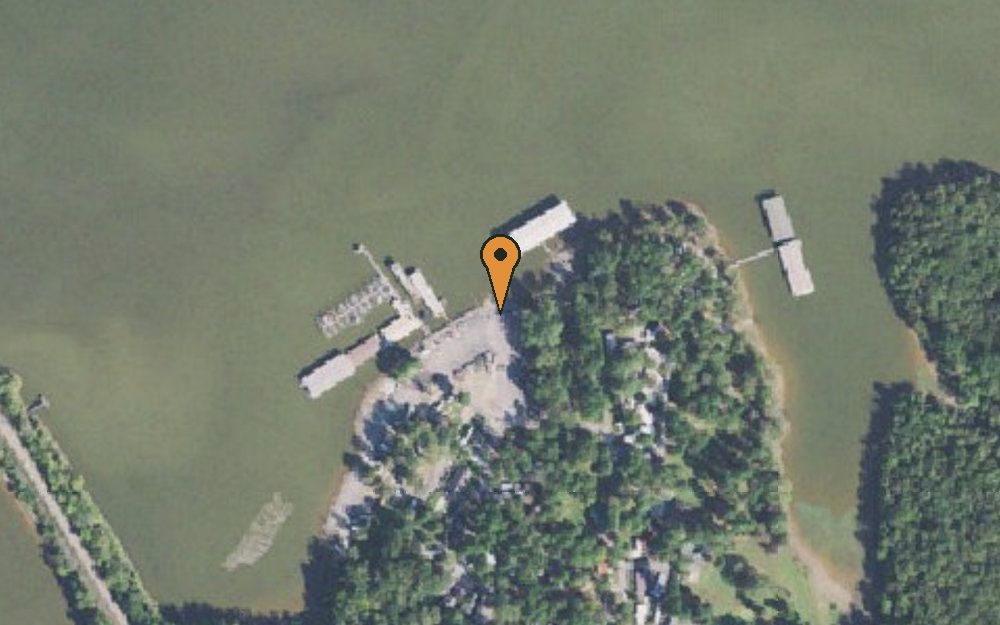 Aerial view of Birdsong Marina