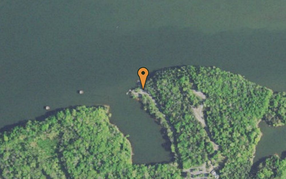 Aerial view of Blythes Ferry / Meigs County