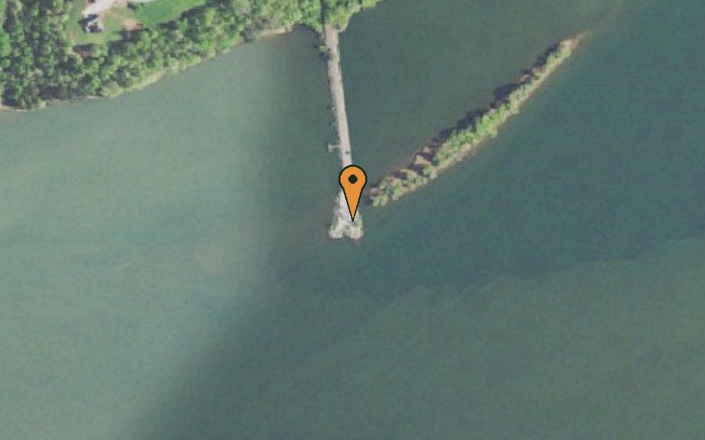 Aerial view of Blythes Ferry / Rhea County