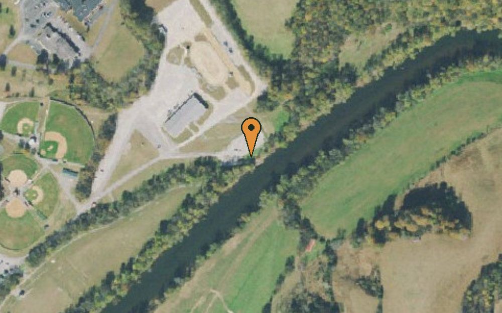 Aerial view of Bob Lowery Sr. Boat Ramp
