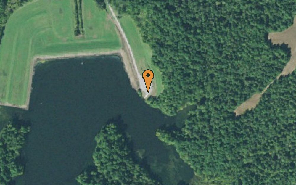 Aerial view of Bogus Hollow