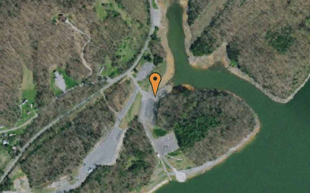 Aerial view of Boone Dam
