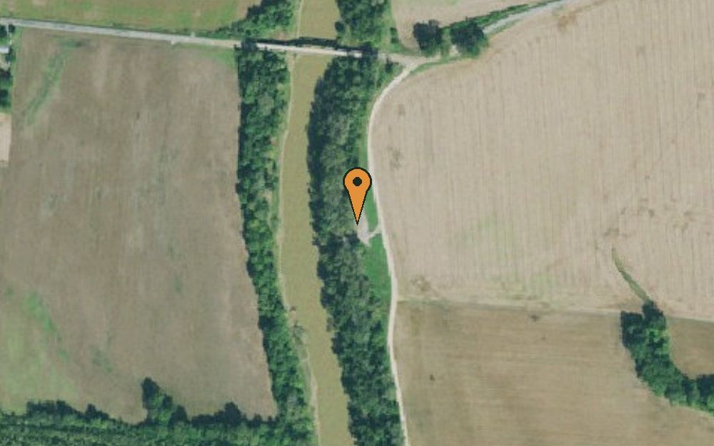 Aerial view of Bradley Town Boat Ramp