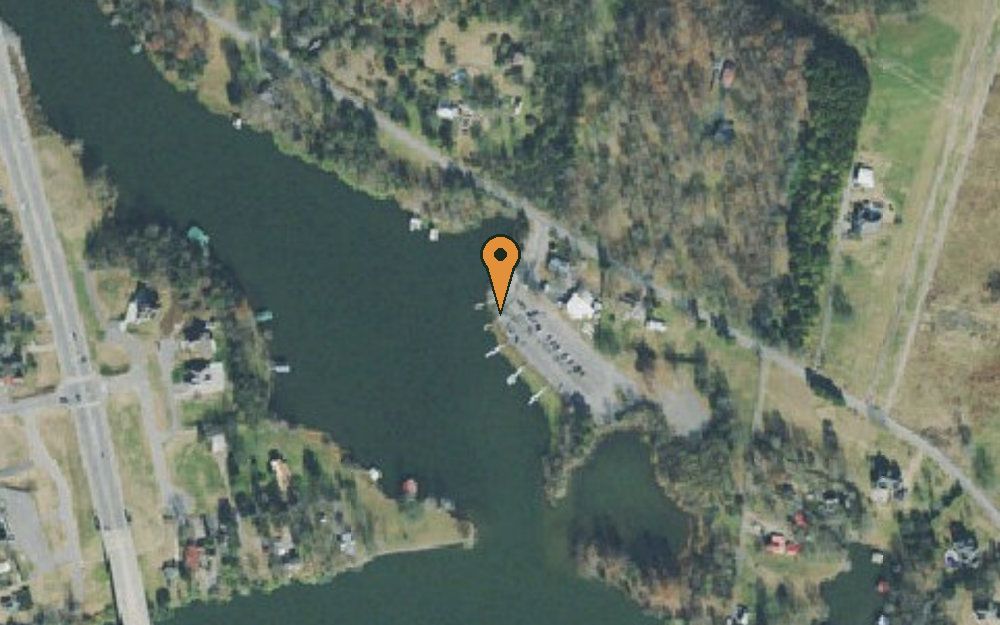 Aerial view of Bull Run Access