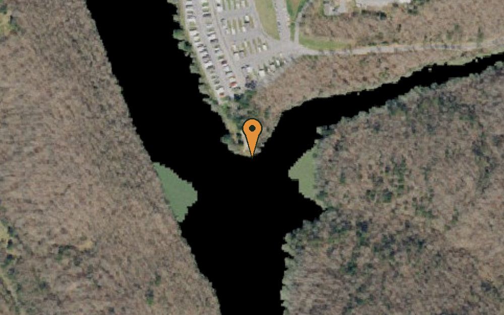 Aerial view of Bunch Hollow