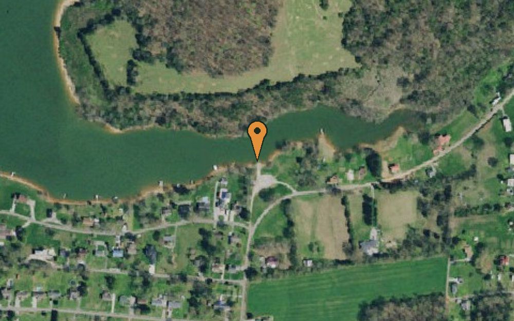 Aerial view of Byrd Spring Branch