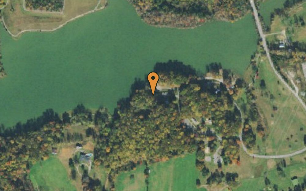 Aerial view of Cane Creek Park