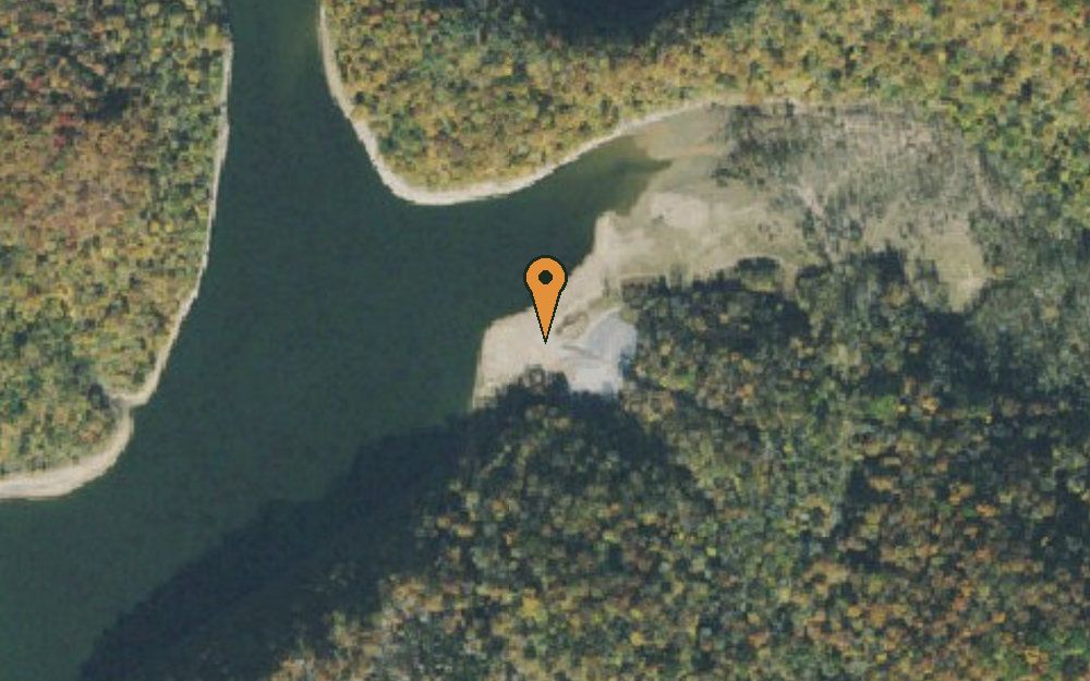 Aerial view of Cane Hollow