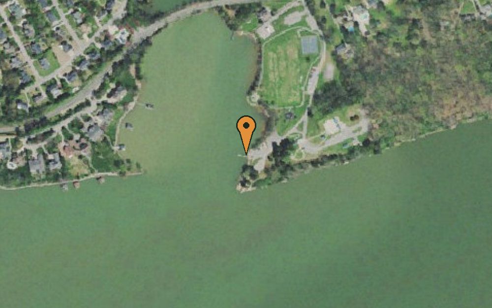 Aerial view of Carl Cowan Park