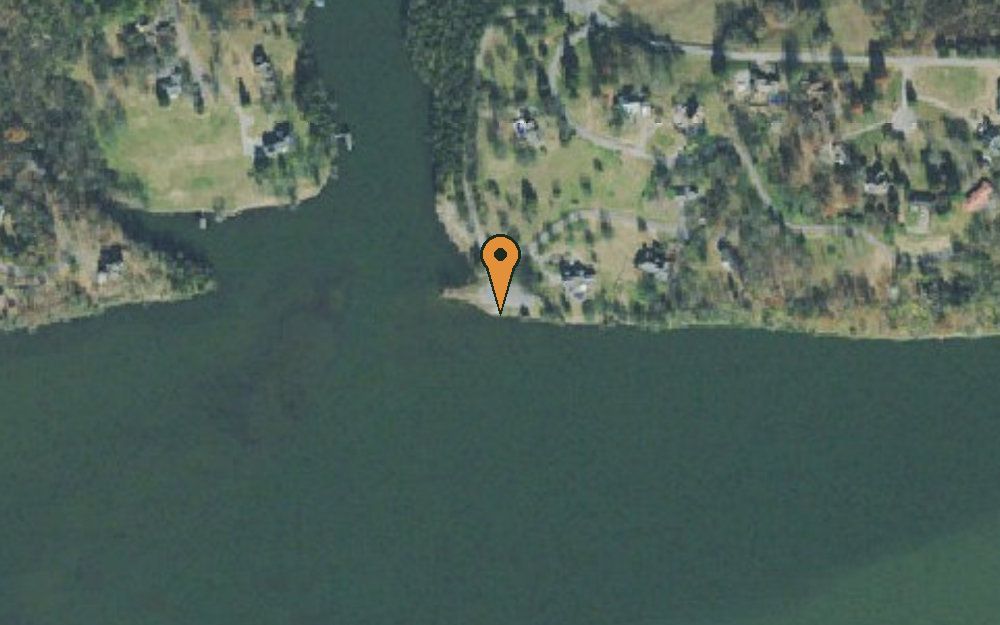 Aerial view of Cedar Grove Access
