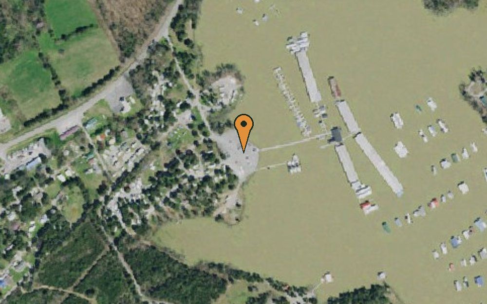 Aerial view of Cedar Grove Marina