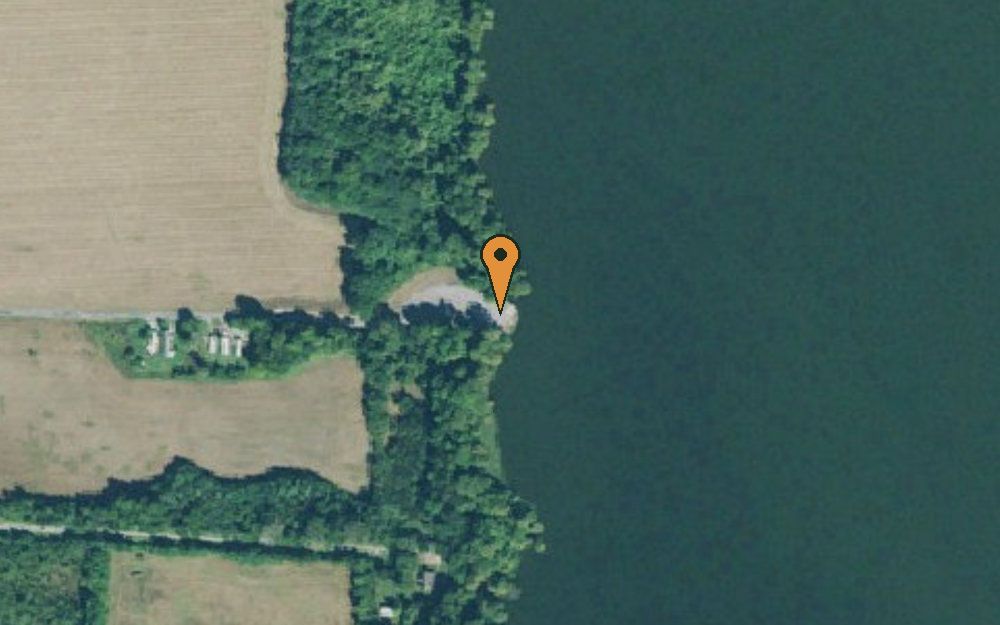 Aerial view of Champy's Pocket