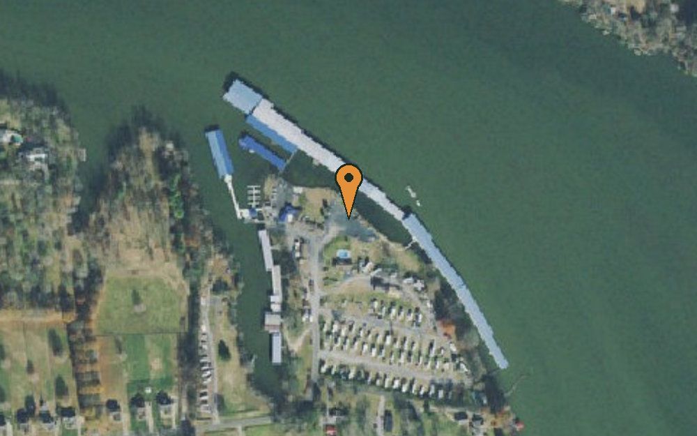 Aerial view of Cherokee Marina