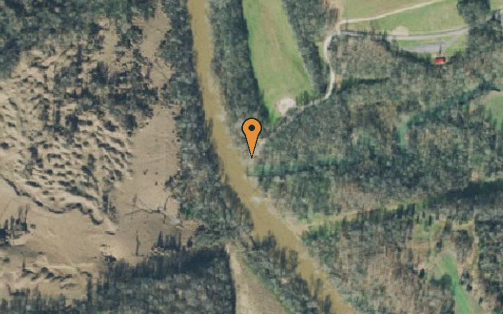 Aerial view of Chickasaw Trace Park