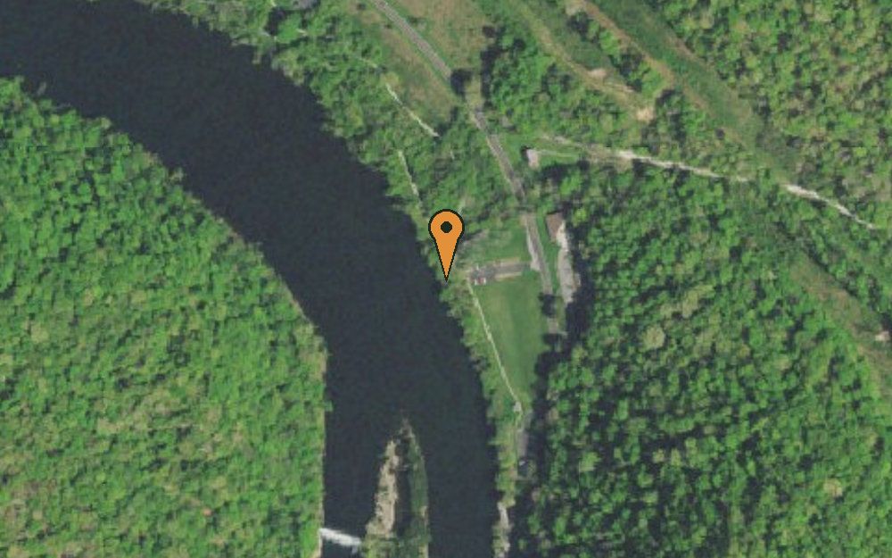 Aerial view of Clear Creek