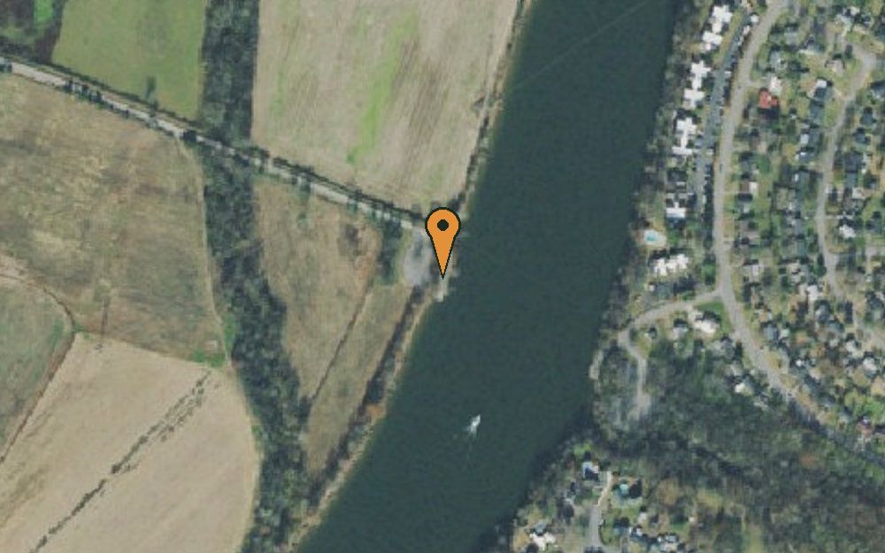 Aerial view of Cleece's Ferry Old Hickory Blvd