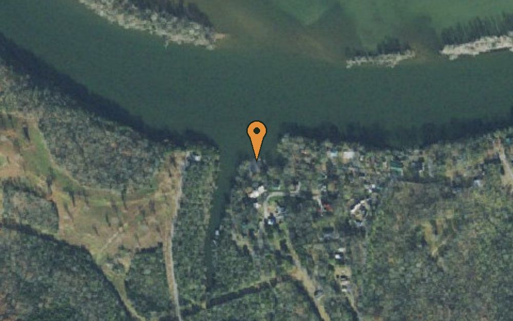 Aerial view of Coles Ferry