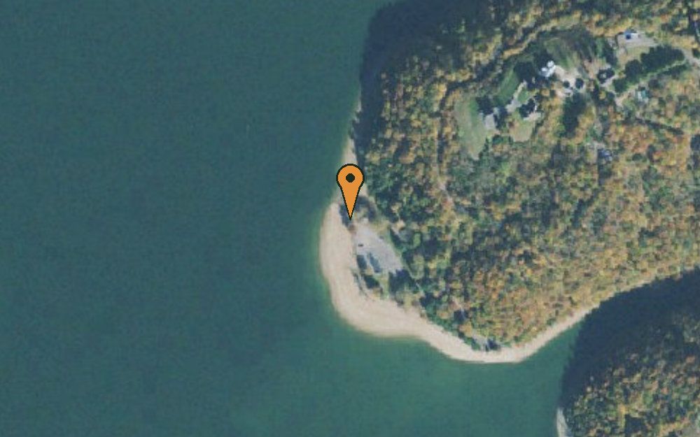 Aerial view of Cove Creek