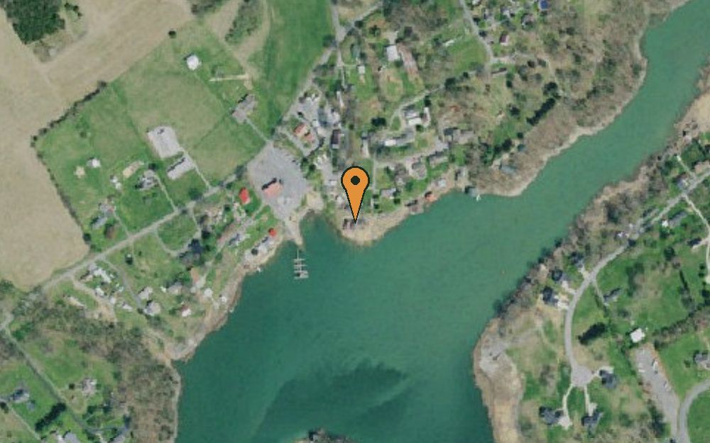 Aerial view of Davis Marina