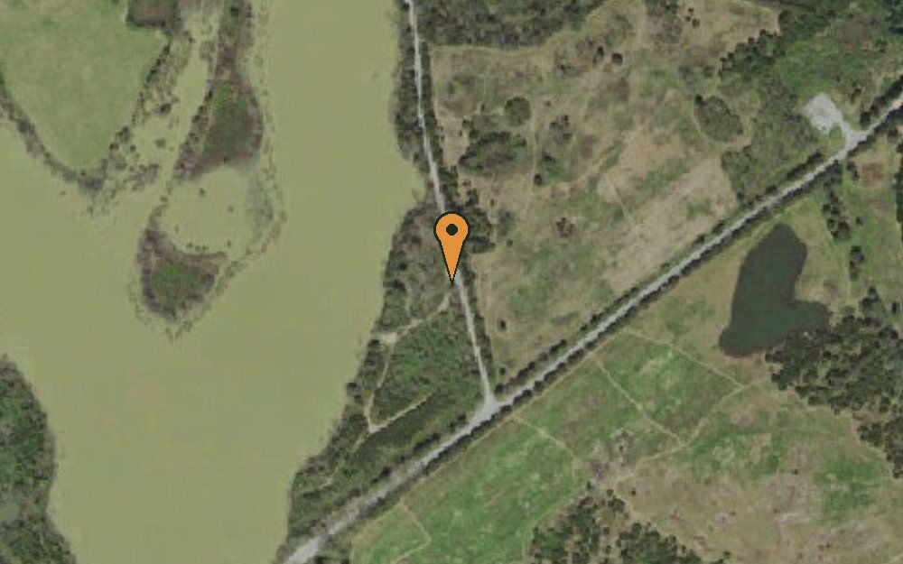 Aerial view of Doaks Creek Access