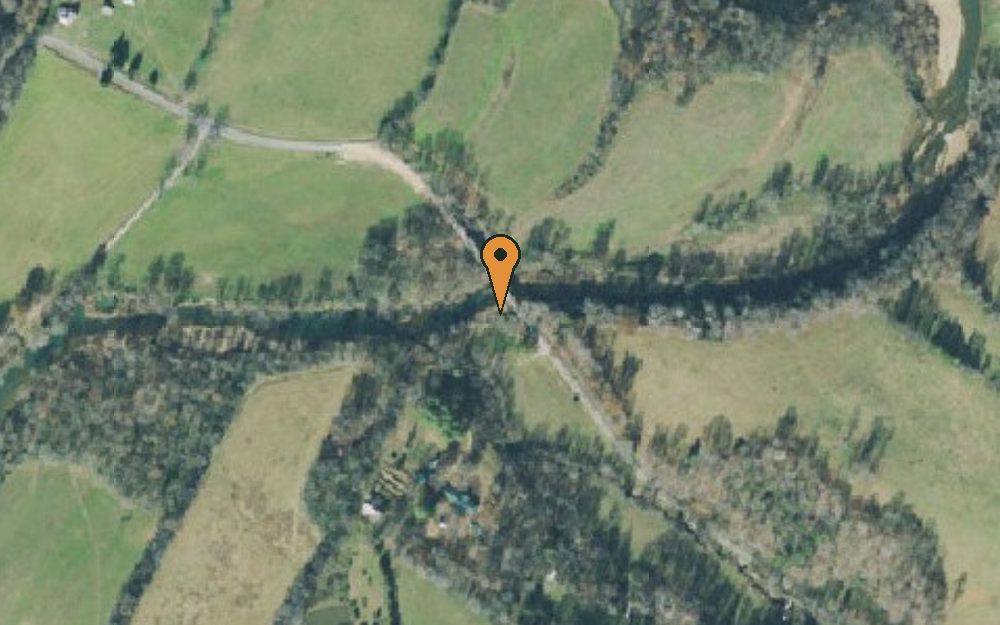 Aerial view of Dodd Hollow