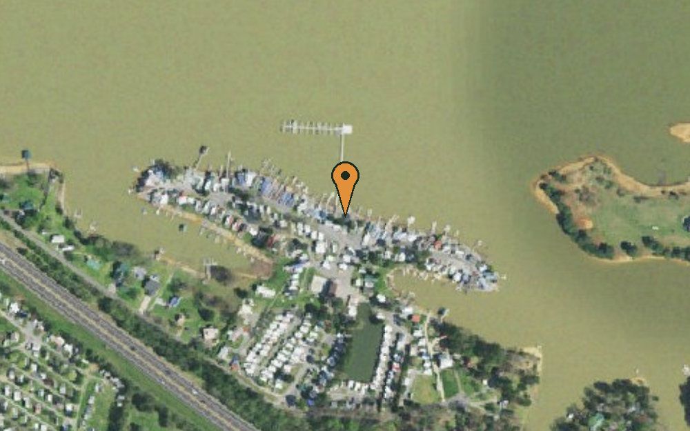Aerial view of Fanchers Campground