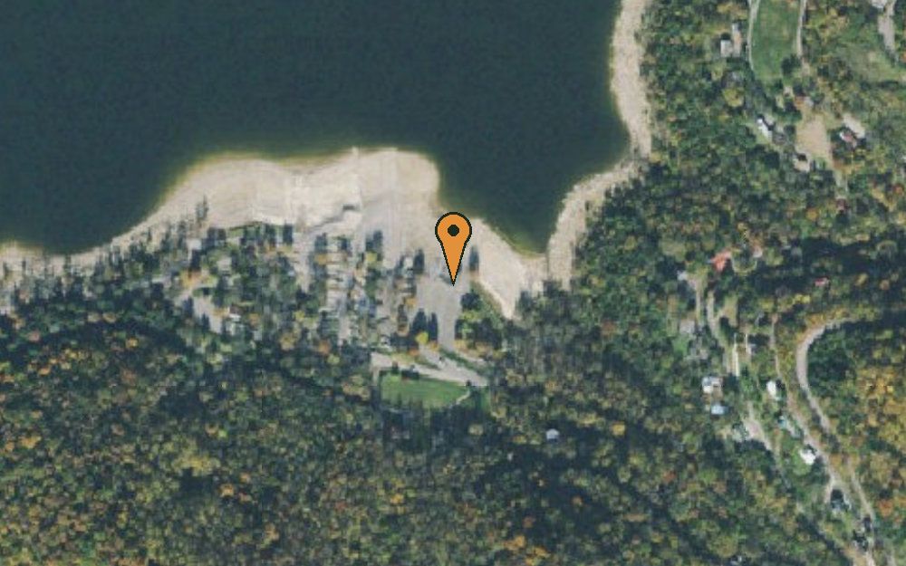 Aerial view of Floating Mill Recreation Area