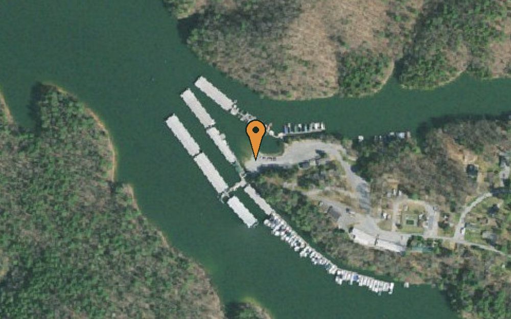 Aerial view of Friendship Marina