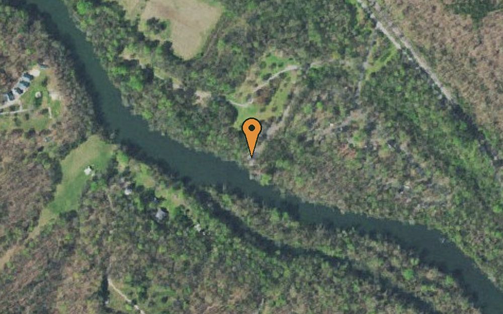 Aerial view of Gee Creek