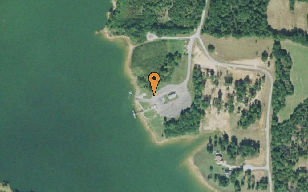 Aerial view of Gibson Co Lake