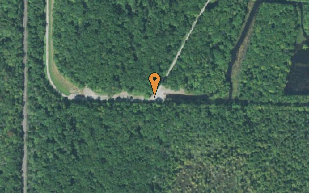 Aerial view of Gooch WMA