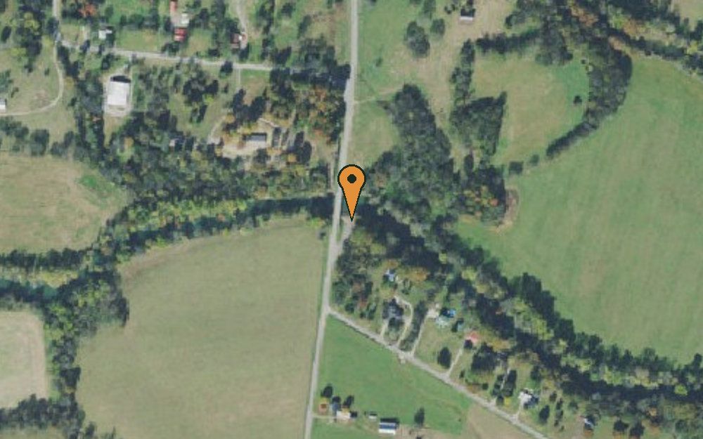 Aerial view of Goose Creek