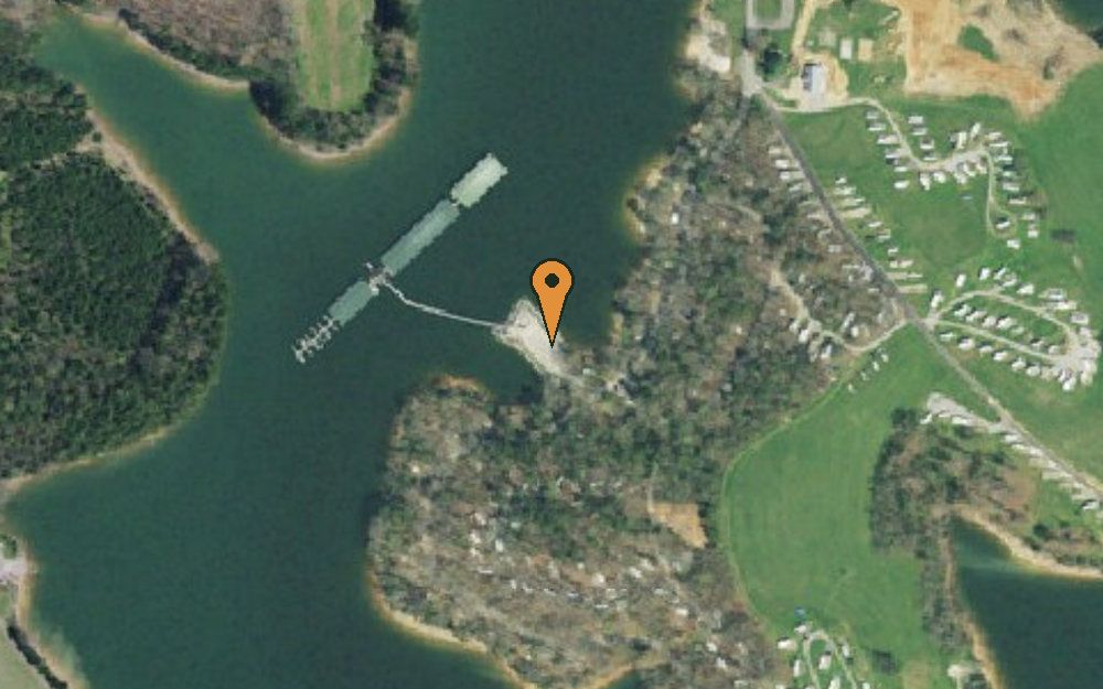 Aerial view of Greenlee Campground May Springs