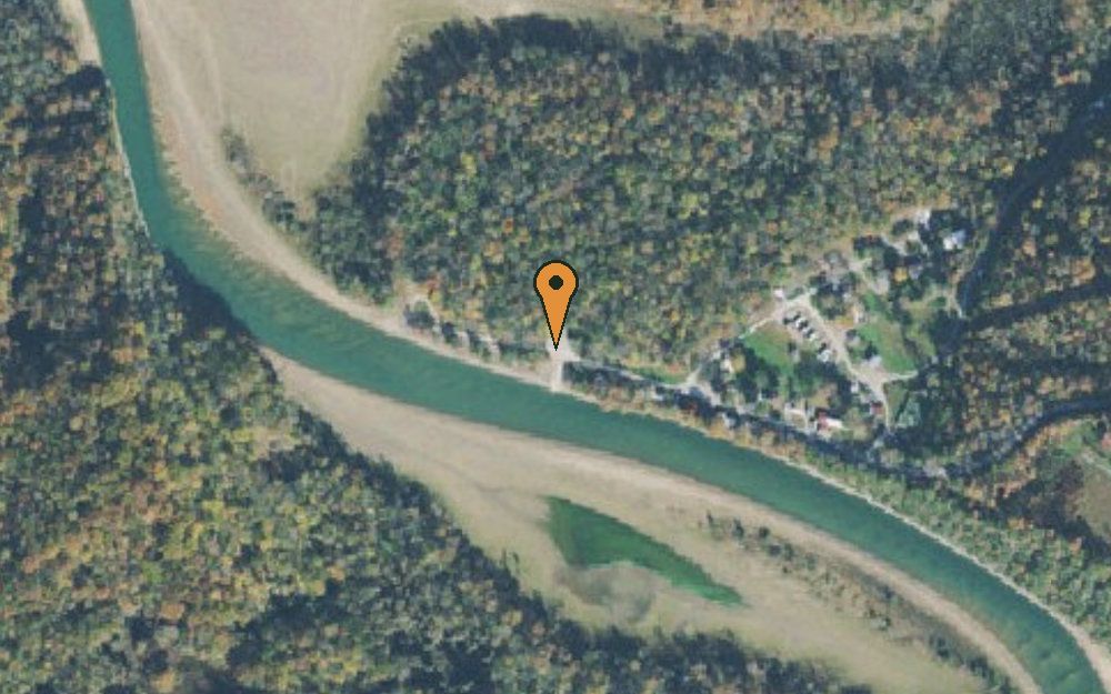 Aerial view of Gunnels Camp