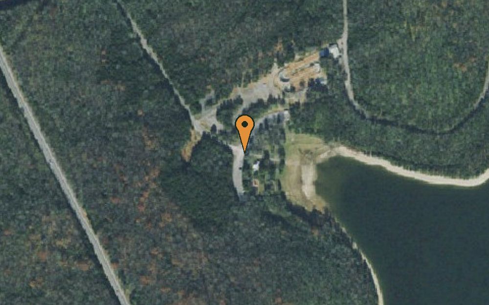 Aerial view of Hamilton Creek