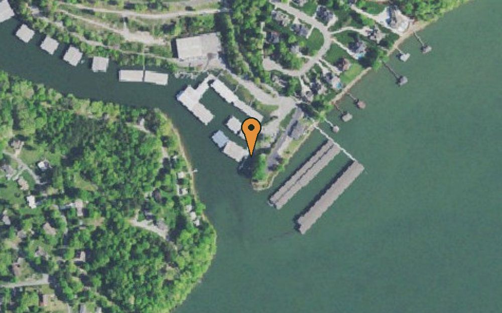 Aerial view of Harbor Lights Marina, Inc.