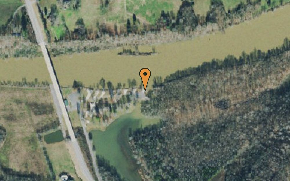 Aerial view of Harpeth River Campground