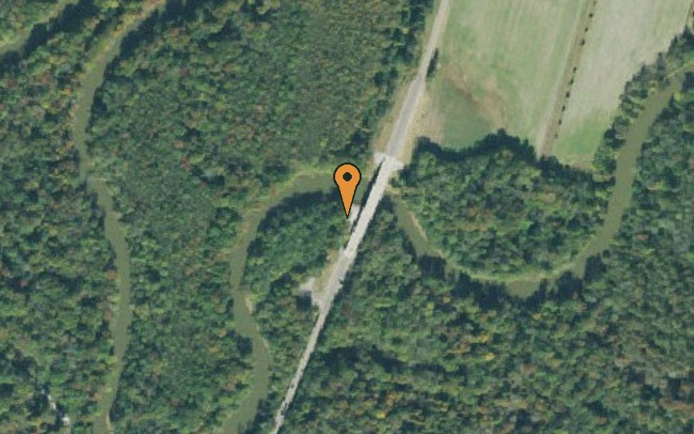 Aerial view of Highway 76