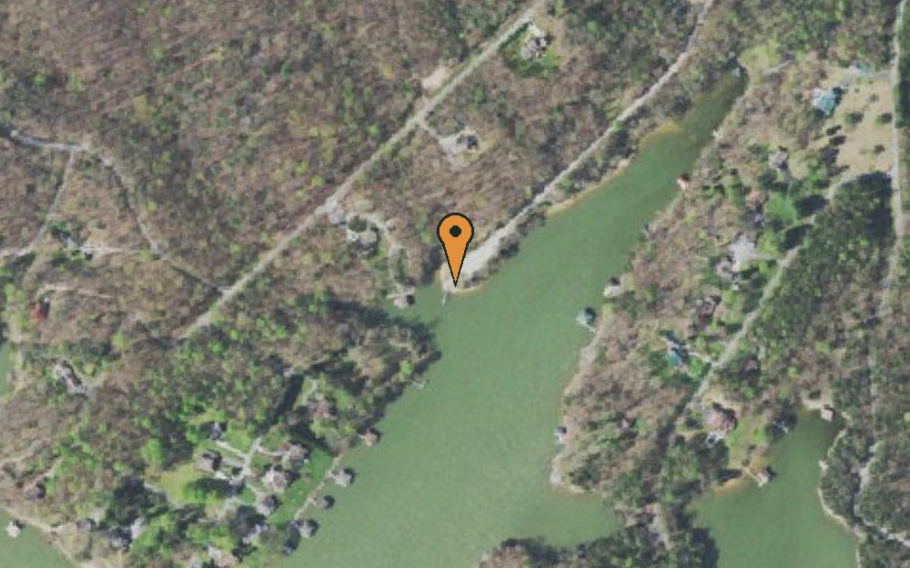 Aerial view of Hog Back Ridge