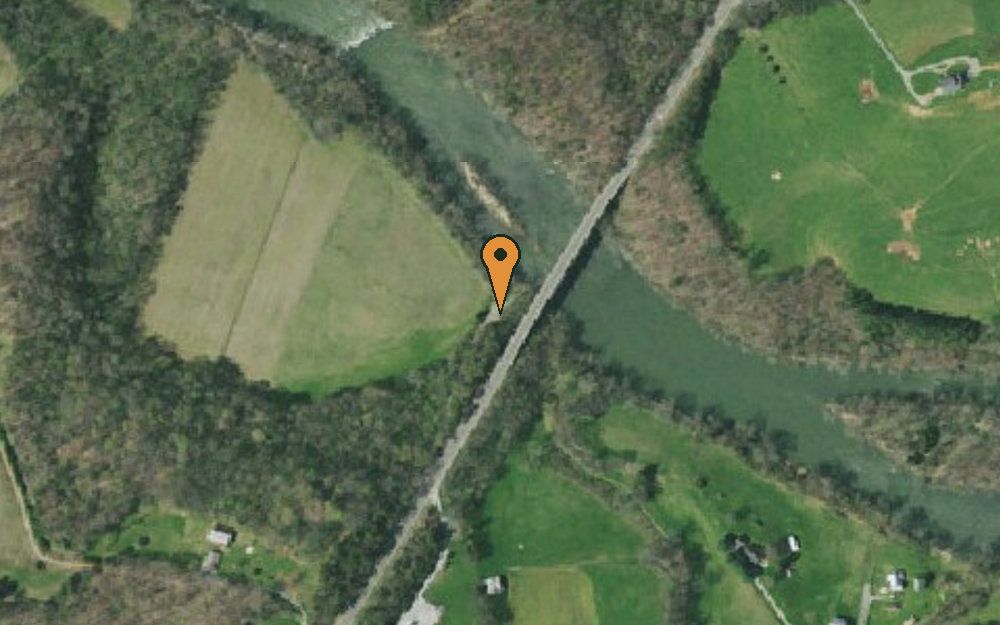 Aerial view of Hwy 321 Bridge Access