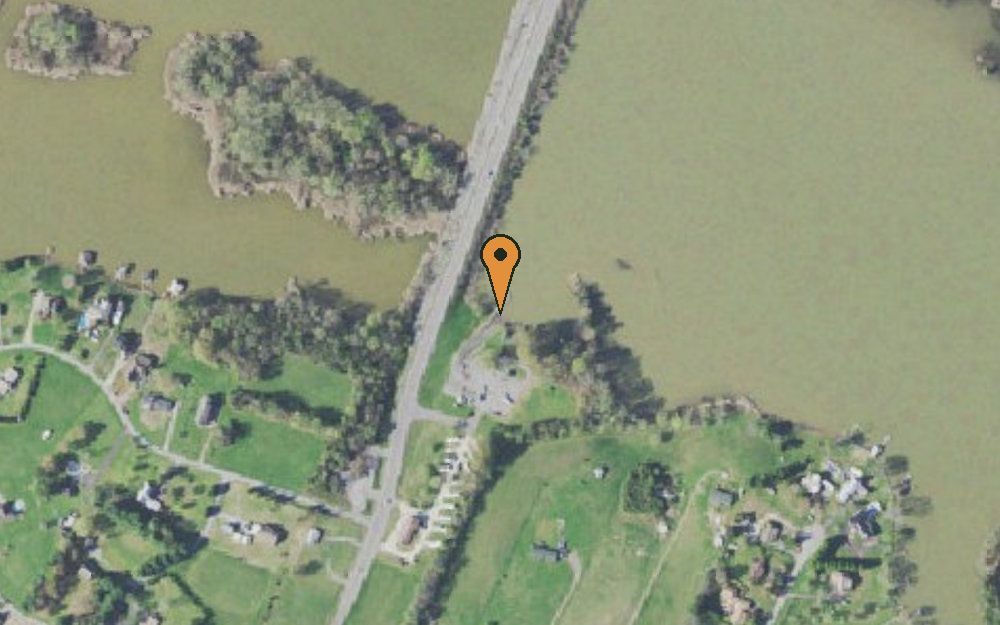 Aerial view of Hwy 58 Bridge