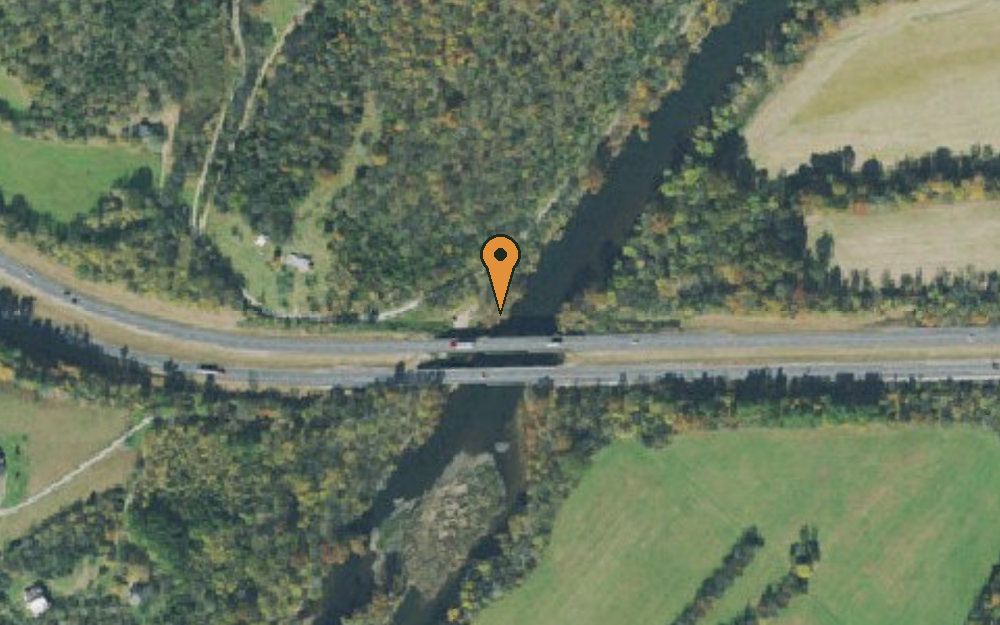 Aerial view of Kirby Lane Access