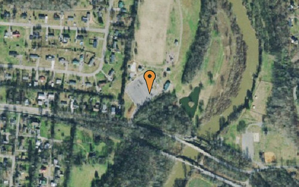 Aerial view of L.L. Burns Park
