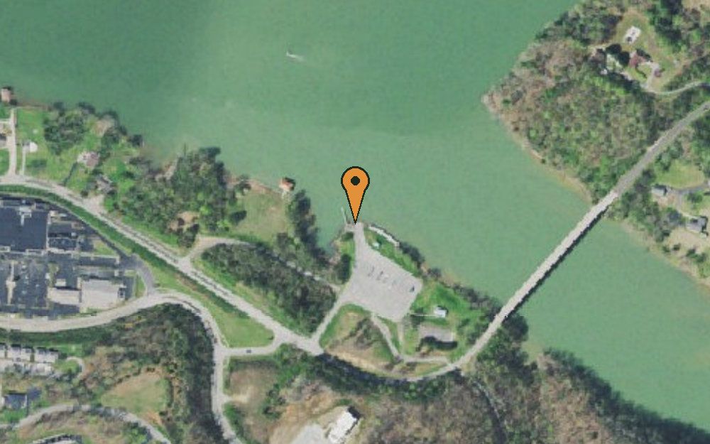 Aerial view of Ladd Landing
