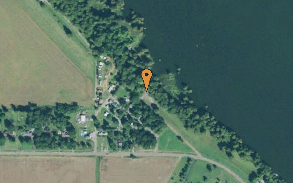 Aerial view of Lassiter Corner