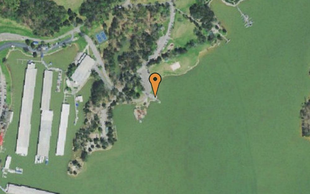 Aerial view of Lenoir City Park Ramp
